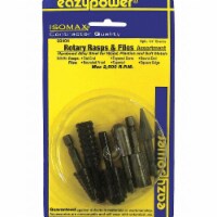 Eazypower Rotary File and Rasp Set,1/4  Shank Dia  30404