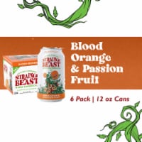 Strainge Beast Passion Fruit Hops & Blood Orange Hard Kombucha Perspective: Main