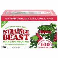 Strainge Beast® Natural & Organic Watermelon Sea Salt Lime & Mint Hard Kombucha Perspective: Main