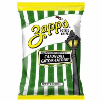 Zapp's Cajun Dill Gator-Tators New Orleans Kettle Style Potato Chips Perspective: Main