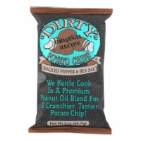 Dirty Potato Chips Cracked Pepper & Sea Salt Kettle Cooked Potato Chips