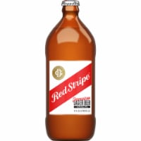 Red Stripe Lager Beer, Single 24 fl oz Bottle Perspective: Main
