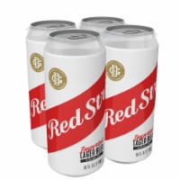 Red Stripe Lager Beer, 4 Pack, 16 fl oz Cans Perspective: Main