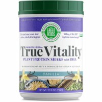 Green Foods True Vitality Plant Protein Shake with Dha - Vanilla 25.2 oz Pwdr