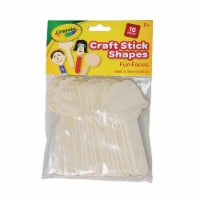 Crayola™ Fun Faces Craft Stick Shapes Perspective: Main