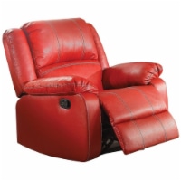 ACME Zuriel Rocker Recliner in Red PU