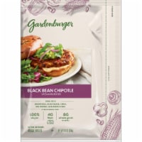Gardenburger Black Bean Chipotle Veggie Burgers Perspective: Main