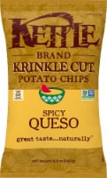 Kettle® Brand Krinkle Cut Spicy Queso Potato Chips Perspective: Main