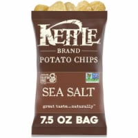 Kettle Brand Sea Salt Kettle Potato Chips Gluten-Free Non-Gmo Perspective: Main