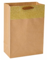 American Greetings #4 Kraft Gold Gift Bag