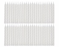 American Greetings White Spiral Birthday Candle Bundle Perspective: Main