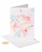 Papyrus Romantic Valentine’s Day Card (Floral) Perspective: Main