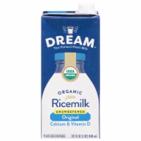 Rice Dream® Unsweetened Organic Original Rice Drink Perspective: Main