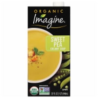 Imagine™ Organic Creamy Sweet Pea Soup Perspective: Main