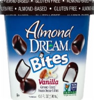 Almond Dream Bites Vanilla Almond-Based Frozen Dessert Bites Perspective: Main