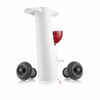 Vacu Vin 9812606 Wine Saver Giftpack, White - 1 Pump & 2 Stoppers