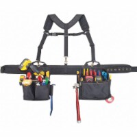Clc Work Gear Blk,Tool Belt/Rig Combo Systm,Polyester  1608