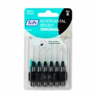 TEPE Interdental Brush Original Cleaners - Dental Brushes Between Teeth 6 Pk, Black 1.5mm