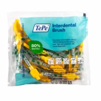 TEPE Interdental Brush Original Cleaners - Dental Brushes Between Teeth 25 Pk, Yellow .7mm