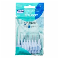 TEPE Interdental Brush Extra Soft Cleaners - Dental Brushes Between Teeth 8 Pk, Blue .6mm