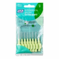 TEPE Interdental Brush Extra Soft Cleaners - Dental Brushes Between Teeth 8 Pk, Green .8mm