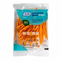 TEPE Interdental Brush Angle Cleaners - Dental Brushes Between Teeth 25 Pk, Orange .45mm