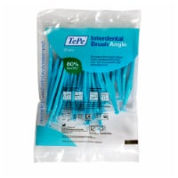 TEPE Interdental Brush Angle Cleaners - Dental Brushes Between Teeth 25 Pk, Blue .6mm