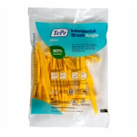 TEPE Interdental Brush Angle Cleaners - Dental Brushes Between Teeth 25 Pk, Yellow 0.7mm