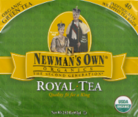Newman's Own Royal Organic Green Tea Perspective: front
