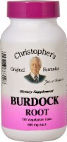 Christopher's Burdock Root Vegetarian Caps 500mg Perspective: Main
