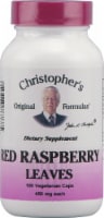 Christopher's Red Raspberry Leaves Vegetarian Caps 450mg Perspective: Main