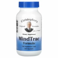 Christopher's Original Formulas MindTrac Formula 440 mg - 100 Vegetarian Caps Perspective: Main