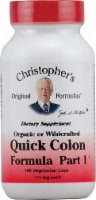 Christopher's Quick Colon Formula Part 1 Vegetarian Capsules 475mg Perspective: Main