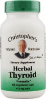 Christopher's Herbal Thyroid Formula Vegetarian Capsules 475mg Perspective: Main