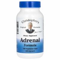 Christopher's Original Formulas Adrenal Formula 800 mg - 100 Vegetarian Caps (400 mg per Perspective: Main