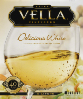 Peter Vella Delicious White California Wine Box Perspective: Main