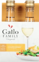 Gallo Family Vineyards Chardonnay White Wine Single Serve Bottles