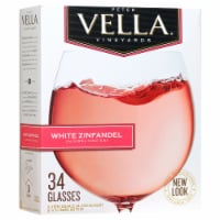 Peter Vella White Zinfandel Box Wine