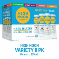 High Noon Vodka Hard Seltzer Mixed 8 Pack Single Serve 355ml Cans
