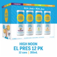 High Noon Vodka Hard Seltzer El Pres Variety Pack Perspective: Main