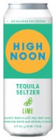 High Noon Lime Tequila Hard Seltzer Single Can Perspective: Main