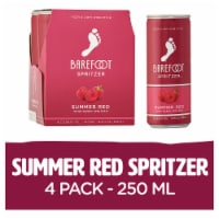 Barefoot Spritzer Summer Red California Red Wine Cans Perspective: Main