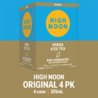 High Noon® Vodka Original Hard Iced Tea Ready to Drink Cocktail Cans Perspective: Main