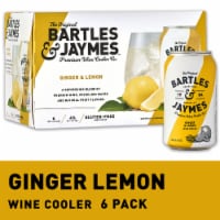 Bartles & Jaymes Ginger Lemon Wine Cooler Ready to Drink Cocktail Perspective: Main