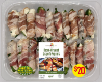 Custom Made Meals Bacon-Wrapped Jalapenos With Cream Cheese Perspective: Main