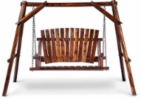 Leigh Country Char-Log Porch Swing Perspective: Main