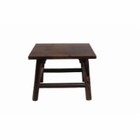 Leigh Country Char-Log Rectangular End Table - Brown Perspective: Main