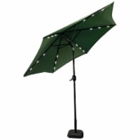 Leigh Country TX 94132 Leigh Country Patio Umbrella LED Light Green 9ft.