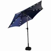 Leigh Country TX 94134 Leigh Country Patio Umbrella LED Light Blue 9ft.