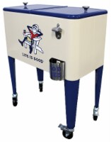 Leigh Country Metal Cooler 60QT -JAKE AD CRM/BL